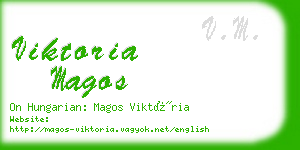 viktoria magos business card